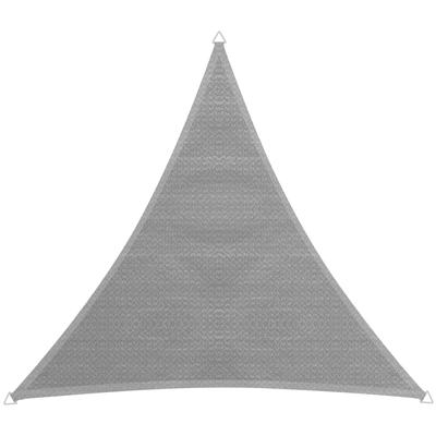 Sonnensegel WINDHAGER "Capri Dreieck", beige (champagner), B:500cm T:500cm, Polyethylen, Sonnensegel, 5x5x5m, grau Image
