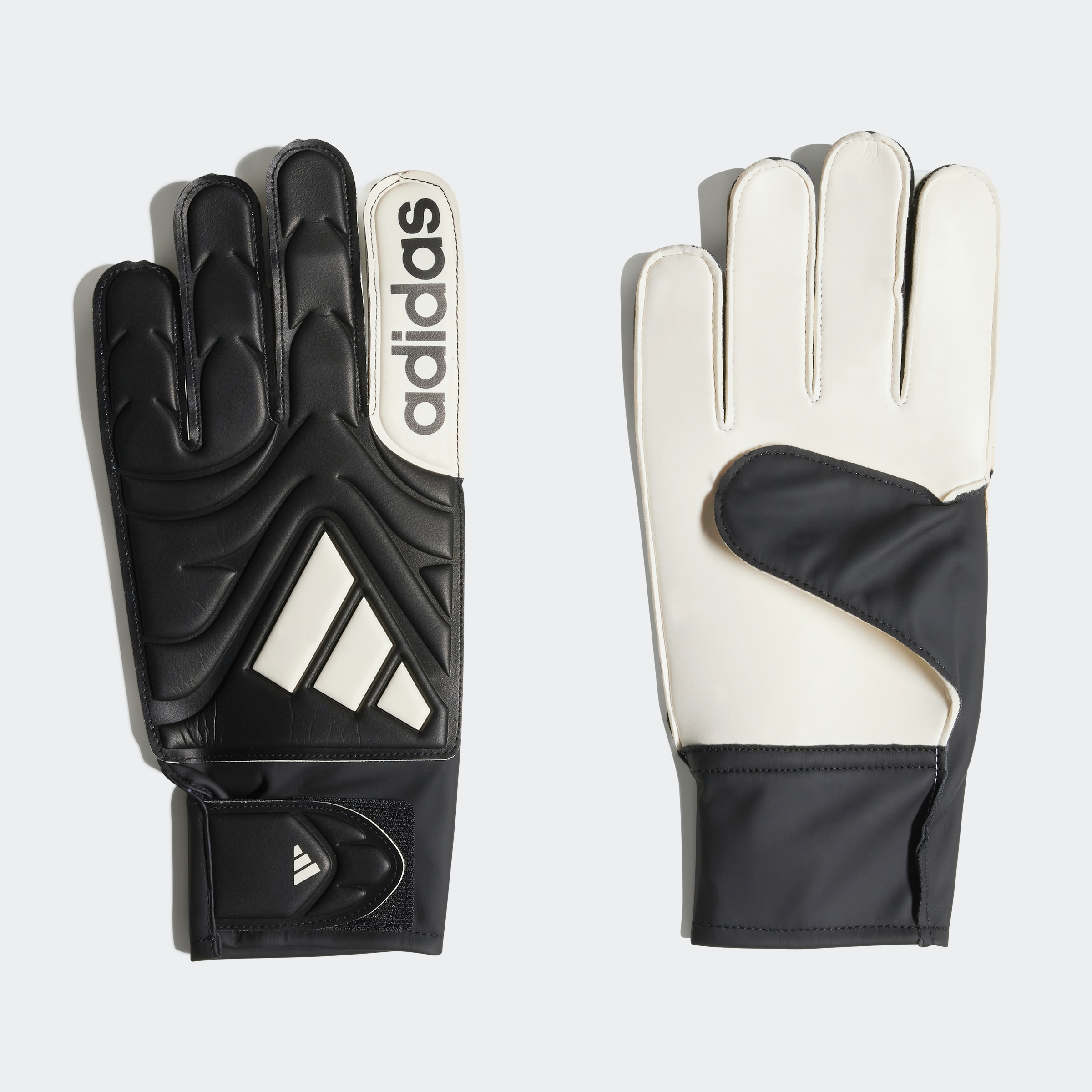 Torwarthandschuhe ADIDAS PERFORMANCE "COPA GL CLB", Herren, Gr. 9, schwarz-weiß (schwarz, weiß), Obermaterial: 65% Polyester, 35% Polyurethan, sportlich, Handschuhe