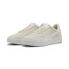 Sneaker PUMA "Court Lally Suede Sneakers Damen", Gr. 38, weiß (alpine snow weiß), Obermaterial: Textil, Kuhleder, Synthetik; Futter: Textil; Innensohle: Textil; Laufsohle: Gummi, Schuhe