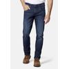 5-Pocket-Jeans HERO BY JOHN MEDOOX "Baxter Denim Relaxed Fit", Herren, Gr. 34, Länge 32, blau (dunkelblau tint), Denim/Jeans, 96% Baumwolle, 2% Polyester, 2% Elasthan, casual, straight fit lang, Jeans, Relaxed Fit Casual Clean Wash Denim Jeans für...
