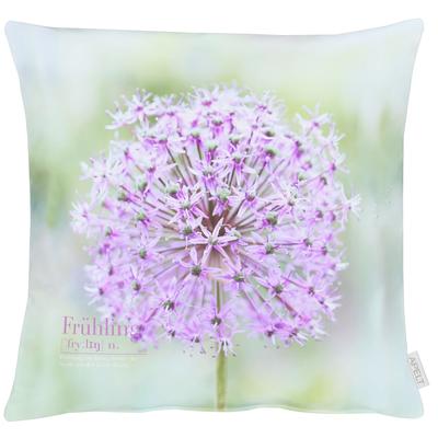 Kissenhülle APELT "6723", bunt (lavendel, rosa, blau), B:46cm L:46cm, Polyester, Baumwolle, Obermaterial: 70% Polyester, 30% Baumwolle, Kissenbezüge Image