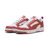 Sneaker PUMA "Rebound V6 Low Sneakers Erwachsene", Gr. 45, weiß (weiß rot fire), Obermaterial: Textil, Synthetik; Futter: Textil; Laufsohle: Gummi, Schuhe