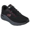 Sneaker SKECHERS "ARCH FIT 2.0", Herren, Gr. 44, schwarz (schwarz, rot), Textil, sportlich, Schuhe, Trainingsschuh, Schnürschuh mit komfortabler Innensohle