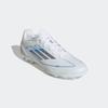 Fußballschuh ADIDAS PERFORMANCE "F50 LEAGUE AG", Gr. 42, weiß (cloud weiß, silber metallic, cloud weiß), Synthetik, Textil, sportlich, Schuhe