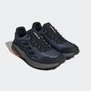 Trailrunningschuh ADIDAS TERREX "TRAIL RIDER GORE-TEX TRAILRUNNING", Gr. 43, blau (wonder steel, core schwarz, impact orange), Synthetik, Textil, sportlich, Schuhe, wasserdicht