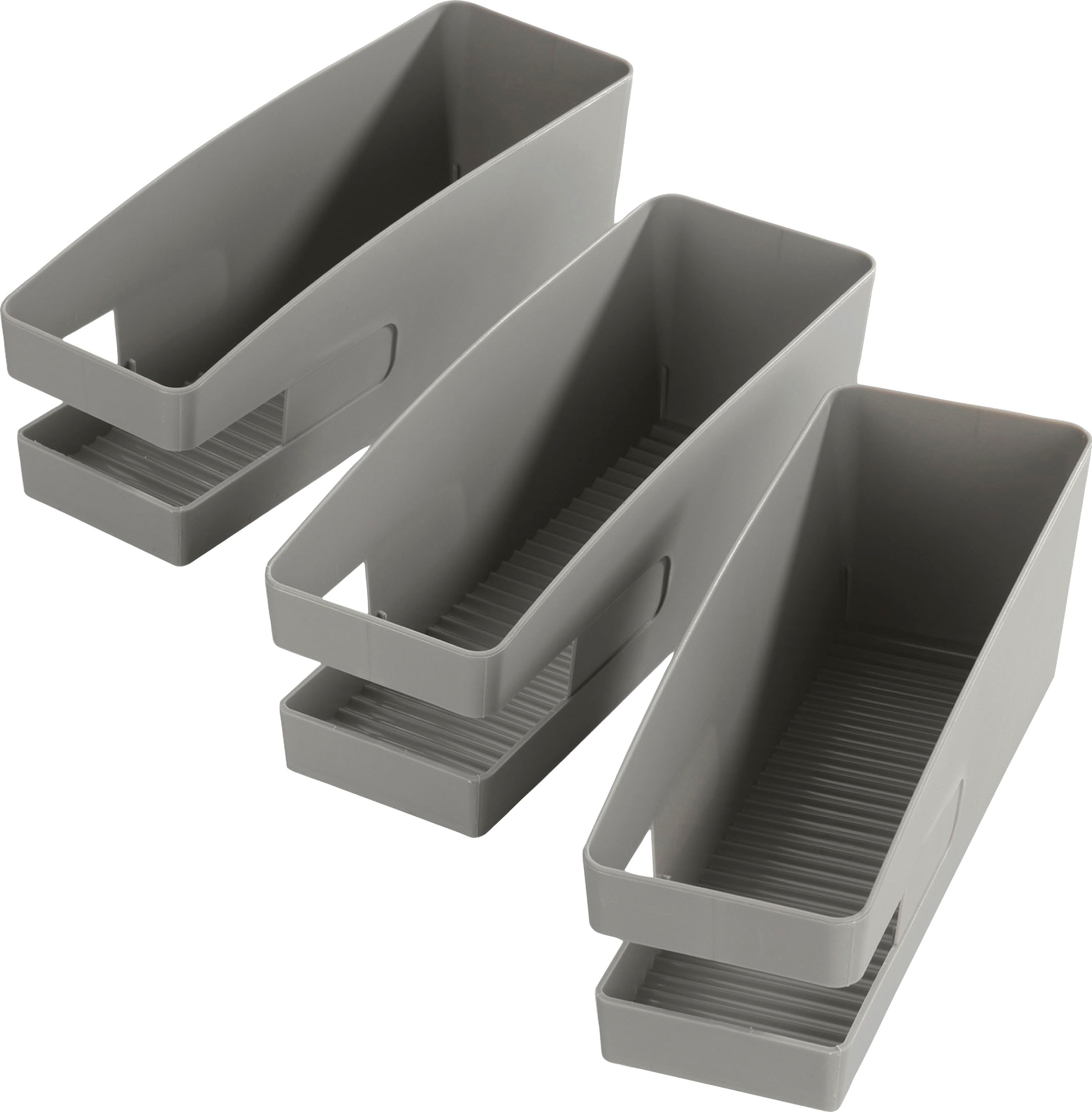 Schuhstapler MAXIMEX, grau, Schuhständer, Kleiderschrank-Zubehör Schrank-Zubehör, für Ballerinas, für bis zu 9 Paar Schuhe