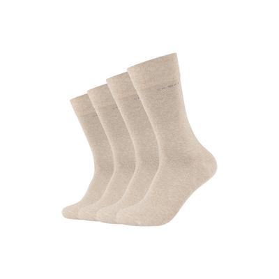 Langsocken CAMANO "ca-soft", Damen, Gr. 39-42, beige (nature melange), Polyamid, Elasthan, Viskose, unifarben, normal, Socken, Verstärkte Ferse und Spize Image