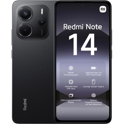 XIAOMI Smartphone "Redmi Note 14", schwarz, 128 GB, Mobiltelefone Image