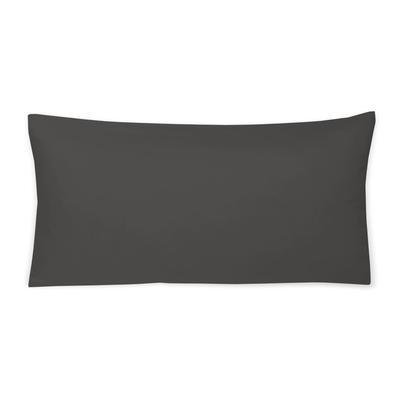 Kissenbezug IRISETTE "Paris 8000", grau (grafit), B:40cm L:80cm, Mako-Satin, Obermaterial: 100% Baumwolle, Kissenbezüge, Hochwertige Premium Kissenbezug Image