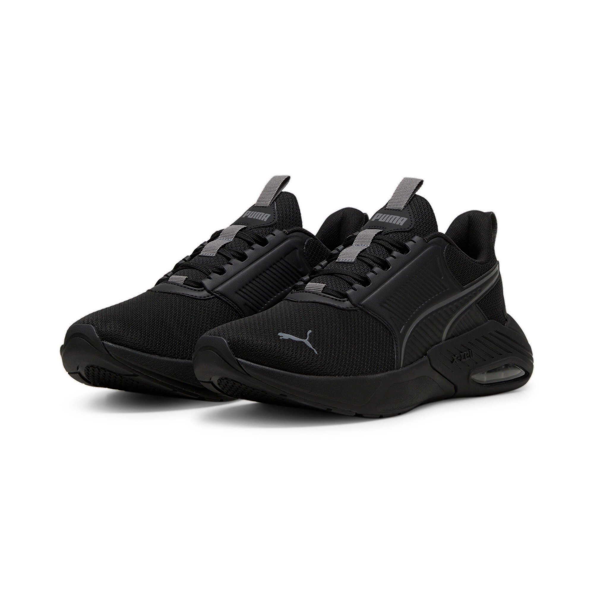 Sneaker PUMA "X-CELL NOVA FS", Herren, Gr. 42, schwarz (puma schwarz, cool schwarz gray), Textil, Schuhe Sneaker