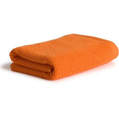 Handtuch MÖVE "Bliss", orange, B:50cm L:100cm, Walkfrottier, Obermaterial: 100% Baumwolle, Handtücher (Packung), Perlstruktur mit leichtem Massageeffekt Image
