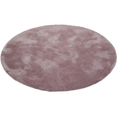 Hochflor-Teppich ESPRIT "Relaxx ESP-4150", flieder, altrosè, H:25mm Ø:120cm, Kunstfaser, Teppiche, Wohnzimmer, sehr große Farbauswahl, weicher dichter Hochflor Image