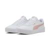Sneaker PUMA "CARINA 3.0", Gr. 41, weiß (puma weiß, rose quartz, puma gold), Leder, unifarben, sportlich, Schuhe