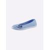 Ballerina CASUAL LOOKS, Damen, Gr. 41, blau (himmelblau), Textil, modisch, Schuhe