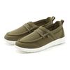 Sneaker VIVANCE "Freizeitschuh, Halbschuh", Damen, Gr. 37, grün (oliv), Obermaterial: 50% Lederimitat, 50% Textilmaterial. Futter: 100% Textilmaterial. Decksohle: 100% Textilmaterial. Laufsohle: 100% Synthetik, unifarben, Mesh, casual, Schuhe...