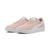 Sneaker PUMA "Court Lally Suede Sneakers Damen", Gr. 37, rosa (rose quartz weiß pink), Obermaterial: Textil, Kuhleder, Synthetik; Futter: Textil; Innensohle: Textil; Laufsohle: Gummi, Schuhe