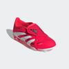 Fußballschuh ADIDAS PERFORMANCE "PREDATOR LEAGUE FOLD-OVER TONGUE KIDS FG", Gr. 38, rot (lucid rot, cloud weiß, core schwarz), Synthetik, sportlich, Schuhe