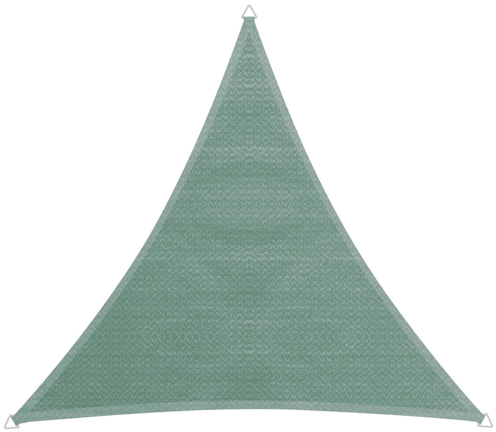Sonnensegel WINDHAGER "Capri Dreieck", grün, B:500cm T:500cm, Polyethylen, Sonnensegel, 5x5x5m, olive