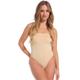 Shaping-Body MAGIC BODYFASHION "Bandeau Thong Body", Damen, Gr. XL, N-Gr, braun (latte), Obermaterial: 92% Polyamid, 8% Elasthan, unifarben, feminin, eng, ohne Ausschnitt, ohne Ärmel, Bodies, Silikonrand an der Oberseite verhindert das Ausrollen