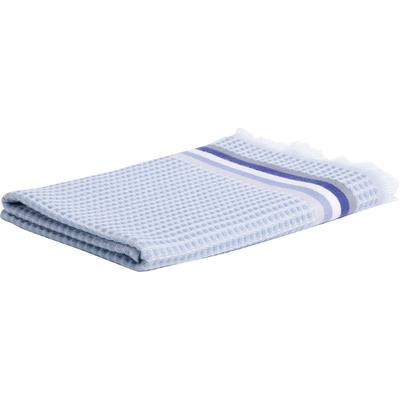 Handtuch MÖVE "Summer Piquee- Waffelpiquee", blau, B:50cm L:100cm, Waffelpiquu00e9, Obermaterial: 100% Baumwolle, Handtücher (Packung) Image