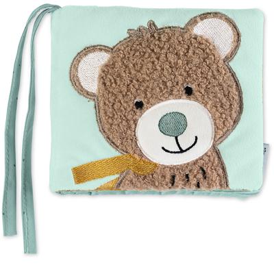 Greifspielzeug STERNTALER "Spielbuch Ben", blau, Greifspielzeug, KinderB:13cm H:12cm L:4cm, Softvelour, Polycotton, B:13cm H:12cm L:4cm Image