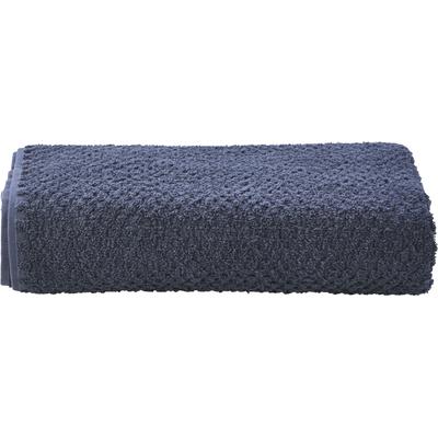 Duschtuch DONE. "Provence Honeycomb", grau (anthrazit), B:70cm L:140cm, Walkfrottier, Obermaterial: 100% Baumwolle, Handtücher (Packung), Uni Farben, in Honigwaben-Optik, mit Fransen Image