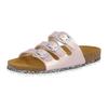Pantolette LICO "Pantolette Bioline Sensation", Gr. 34, rosa, Synthetik, Schuhe