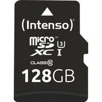 INTENSO Speicherkarte microSD Karte UHS-I Professional, schwarz, 128 GB, Speicherkarten