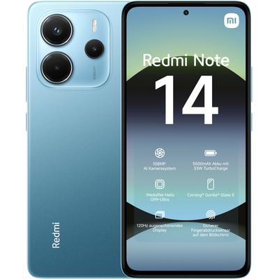 XIAOMI Smartphone "Redmi Note 14", blau, 128 GB, Mobiltelefone Image