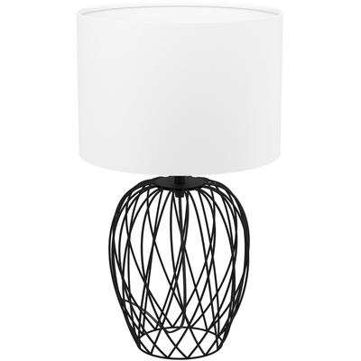 EGLO Tischleuchte "NIMLET", schwarz, Ø 30,00cm H: 51,50cm, Lampen, Tischleuchte in schwarz aus Stahl - exkl. E27 - 40W Image