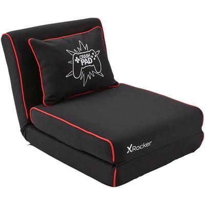 X ROCKER Gaming-Stuhl "Crash Pad JR Gaming Klappsessel & Schlafmatratze", orange (orange, schwarz), Stühle Image