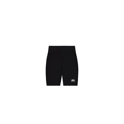 Bikerhose ALPHA INDUSTRIES "Alpha Industries Women - Shorts Basic Bike Shorts SL Women", Damen, Gr. M, Normalgrößen, schwarz, Obermaterial: 95% Baumwolle, 5% Elastan, Hosen Image