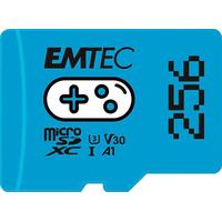 EMTEC Speicherkarte Gaming microSD 256 GB, blau, 256 GB, Speicherkarten