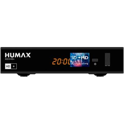 HUMAX SAT-Receiver "Eco II HD+", schwarz, B:16,8cm H:3,9cm T:9,9cm, Receiver