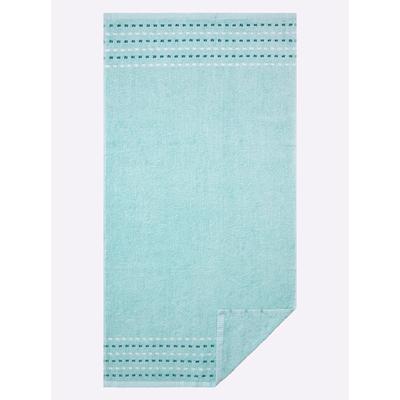 Handtuch WÄSCHEPUR Gr. 1, grün (mint), B:50cm L:100cm, 100% Baumwolle, Handtücher (Packung) Image