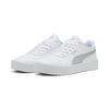 Sneaker PUMA "Carina 3.0 Aqua Metallics Sneakers Damen", Gr. 37, weiß (weiß silber metallic), Obermaterial: Synthetik, Textil; Futter: Textil; Innensohle: Textil; Laufsohle: Gummi, Schuhe