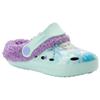 Hausschuh DISNEY "Frozen", Kinder, Gr. 32/33, grün (aqua grün), Synthetik, mehrfarbig, sportlich, Schuhe, gefüttert