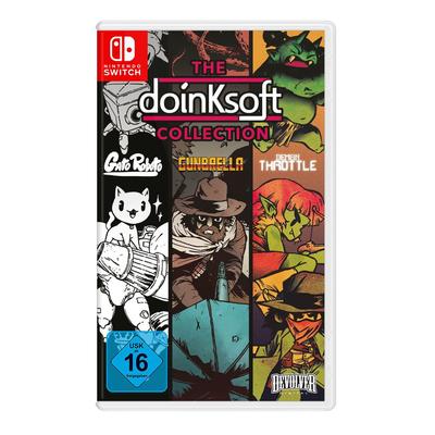 DEVOLVER DIGITAL Spielesoftware "The Doinksoft Collection (Gunbrella, Gato Roboto, Demon Throttle)", weiß, neutral, Nintendo Switch, Games