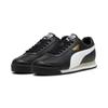 Sneaker PUMA "ROMA 24 STANDARD", Gr. 46, puma schwarz, puma weiß, smokey gray, Leder, unifarben, sportlich, Schuhe