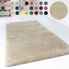Hochflor-Teppich ESPRIT "Relaxx ESP-4150", beige (creme, beige, meliert), H:25mm Ø:120cm, Kunstfaser, Teppiche, Wohnzimmer, sehr große Farbauswahl, weicher dichter Hochflor