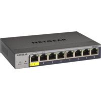 NETGEAR Netzwerk-Switch GS108Tv3, grau, B:15,8cm H:2,7cm T:10,1cm, Netzwerk-Switches