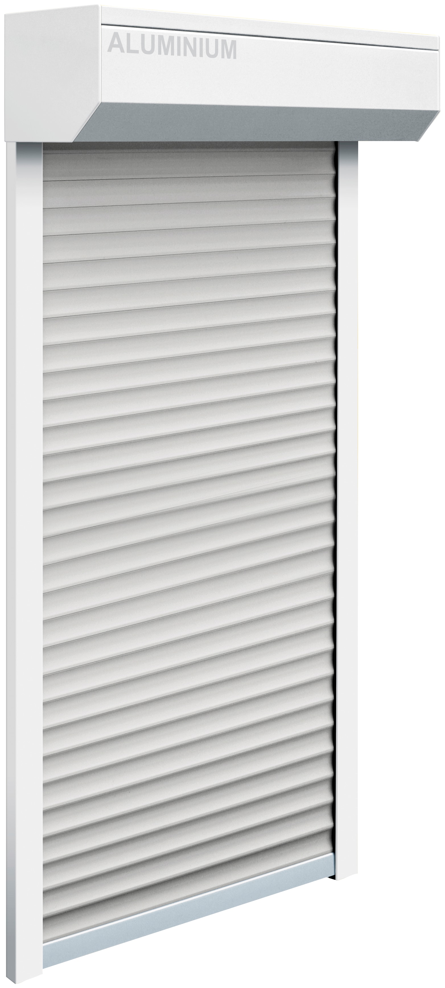 Vorbaurollladen SCHELLENBERG "Set für Fenster und Türen, Mini System für 40 mm Stahlrohrwellen", grau, B:130cm H:140cm, Rollläden, PVC Jalousie, in verschiedenen Größen erhältlich, grau