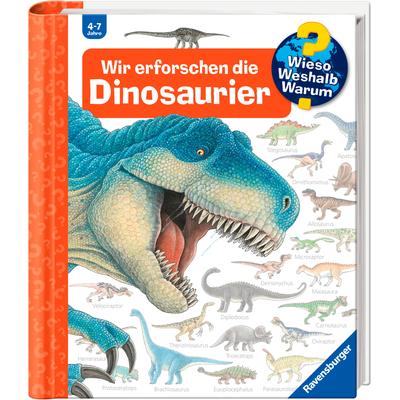 Buch RAVENSBURGER "Wieso? Weshalb? Warum?, Band 55: Wir erforschen die Dinosaurier", bunt, B:24,5cm H:27,8cm T:1,5cm, Bücher