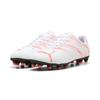 Fußballschuh PUMA "ATTACANTO FG/AG", Gr. 42, puma weiß, glowing rot, Synthetik, sportlich, Schuhe