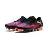 Fußballschuh PUMA "FUTURE 8 MATCH LOW FG/AG", Gr. 44, puma schwarz, puma weiß, glowing rot, Synthetik, sportlich, Schuhe