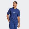 T-Shirt ADIDAS SPORTSWEAR "M LIN SJ T", Herren, Gr. XL, blau (dunkelblau, weiß), Obermaterial: 100% Baumwolle, sportlich, Rundhals, Shirts