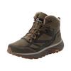 Wanderschuh JACK WOLFSKIN "TERRAVENTURE TEXAPORE MID M", Gr. 42, braun, beig, Textil, Synthetik, sportlich, Schuhe, wasserdicht