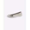 Ballerina CASUAL LOOKS, Damen, Gr. 41, grau (hellgrau), Textil, modisch, Schuhe