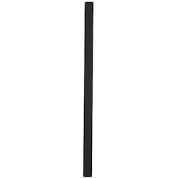 ALCO Wandleiste Metall lackiert selbstklebend 5x100cm schwarz Image