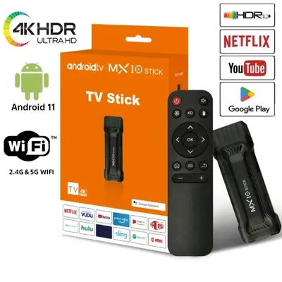 Großhandel MX10 TV Stick RK3228A HDR IPTV 4K Smart TV Dongle Dual Wifi 1GB 8GB 4 Core 64bit Android